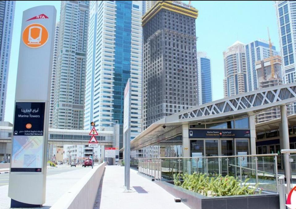 High Floor With City Skyline & Burj Khalifa View 3 Bedroom Unit Marina Dubai Esterno foto